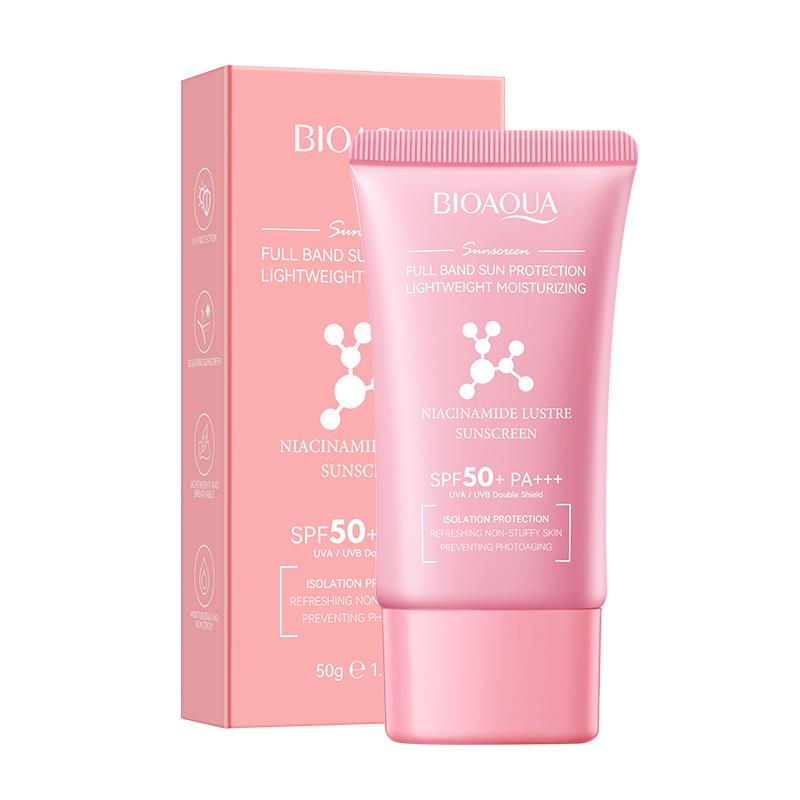 BIOAOUA Snail Full Effect Sunscreen Anti-UV Isolation SPF 50+ Anti-aging Anti-UV Beach Sunscreen Products
