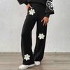 Women's Casual Wide-legged Pants High-waisted Straight-legged Pants Wide-legged Pants Fall And Winter Wool Pants