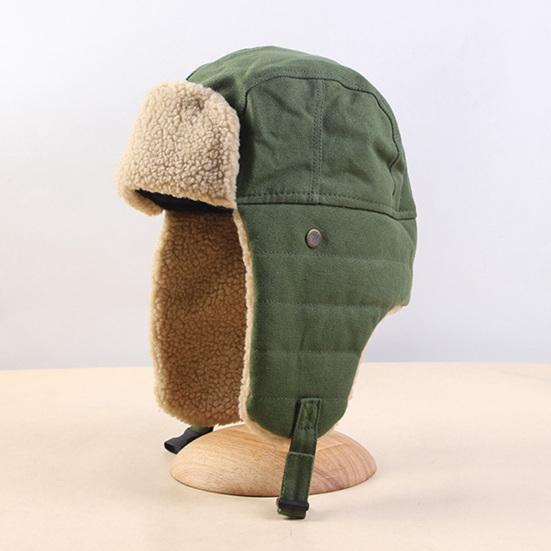 Bomber Hats Windproof Warm Keeping Thickened Cycling Skiing Ear Flap Snow Hats for Winter