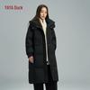 Women's Mid-Length Hooded Down Jacket
