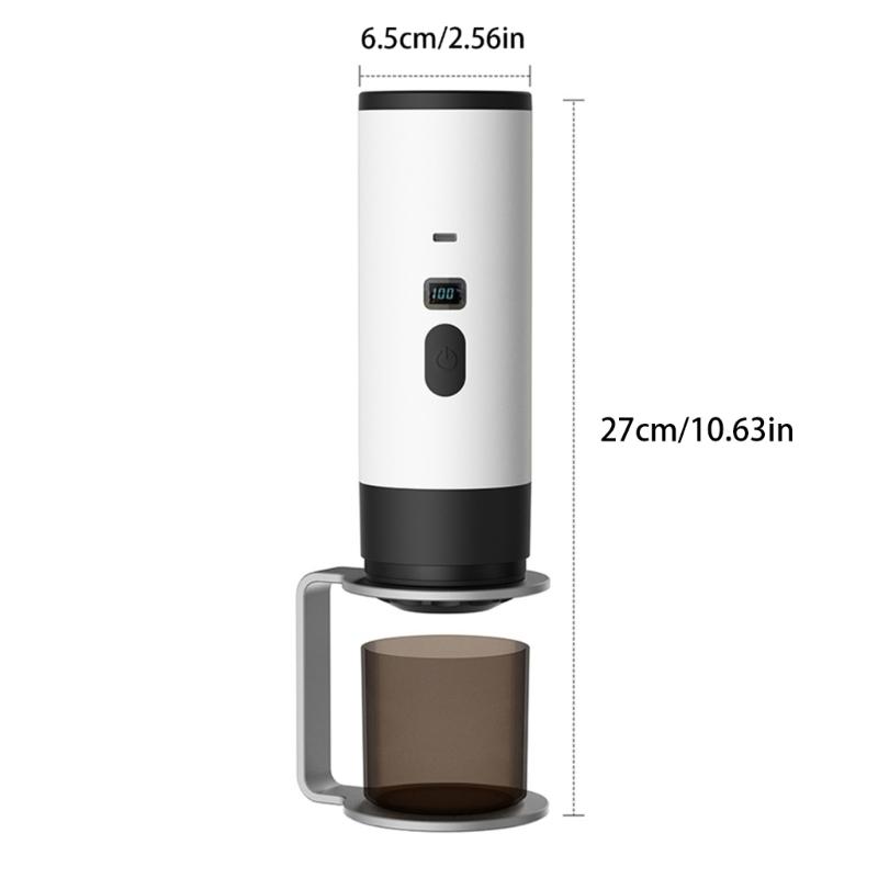 Wireless Capsuled Coffee Device Intelligent Temperature Display Easy to Clean Structure Perfect For Compacts Living