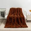 Bubble rabbit blanket flannel blanket Four season nap sofa blanket Coral fleece leisure air conditioning cover blanket Thickened plush bed cover