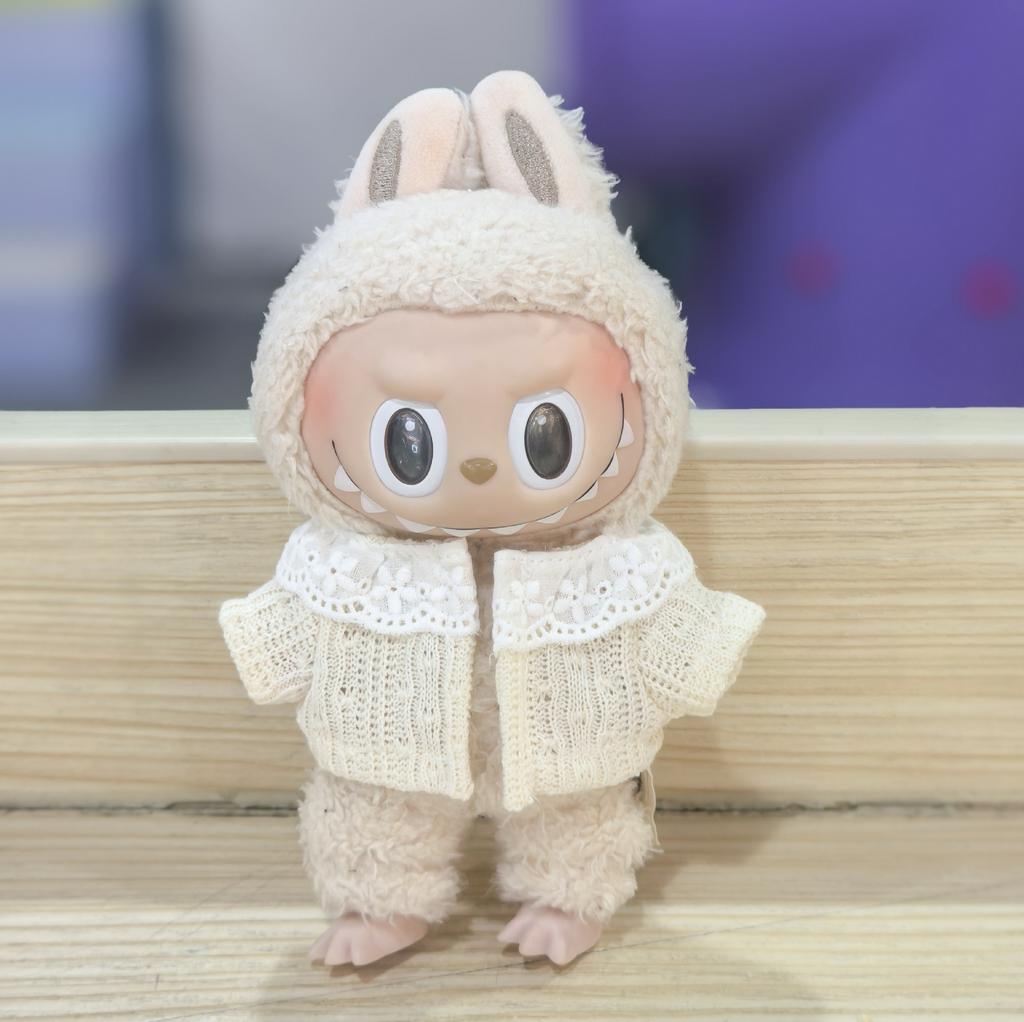 17CM Pendant Doll Baby Clothes First, Second and Third Generation Blind Box Dress Set Accessories