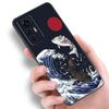 Japanische Welle Anime Drache Handyhülle Für Xiaomi Mi A2 8 9 SE Note 10 10T 11 12 Lite 9T 11T 12S 12T Pro A3 6X 12X TPU Schwarze Hülle