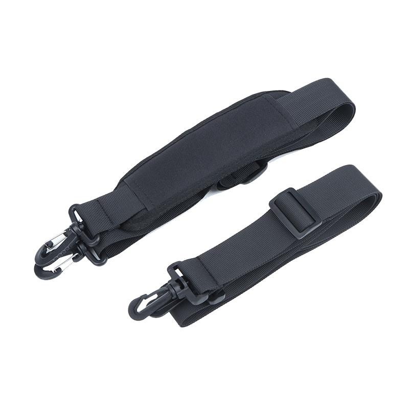 Adjustable Heavy Duty Nylon Bag Strap Black Universal Shoulder Belt for Duffle Bag Gym Outdoor Sports Activities