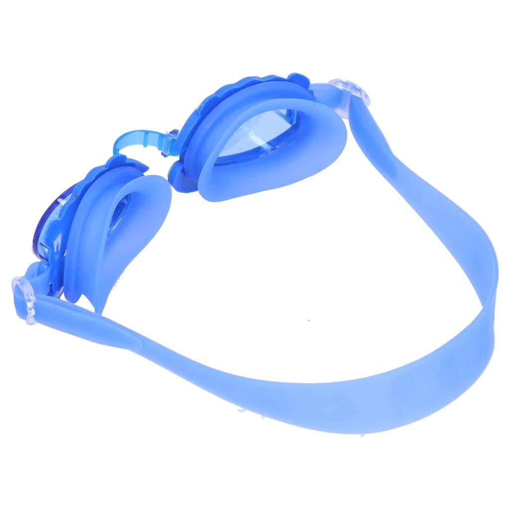 Children AntiFog Swimming Glasses Adjustable Silicone Strap Crab Shape Swim Goggles