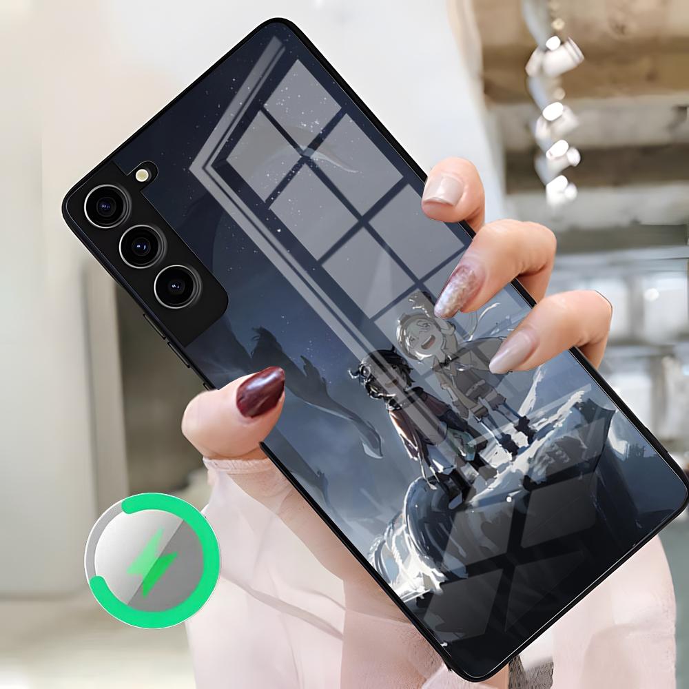 

Vintage Anime Made In Abyss Phone Case For Samsung S26 Ultra S25 Edge S23 S22 S21 S20 Ultra Plus S24 Fe A25 Magnetic Glass Cover Samsung A25