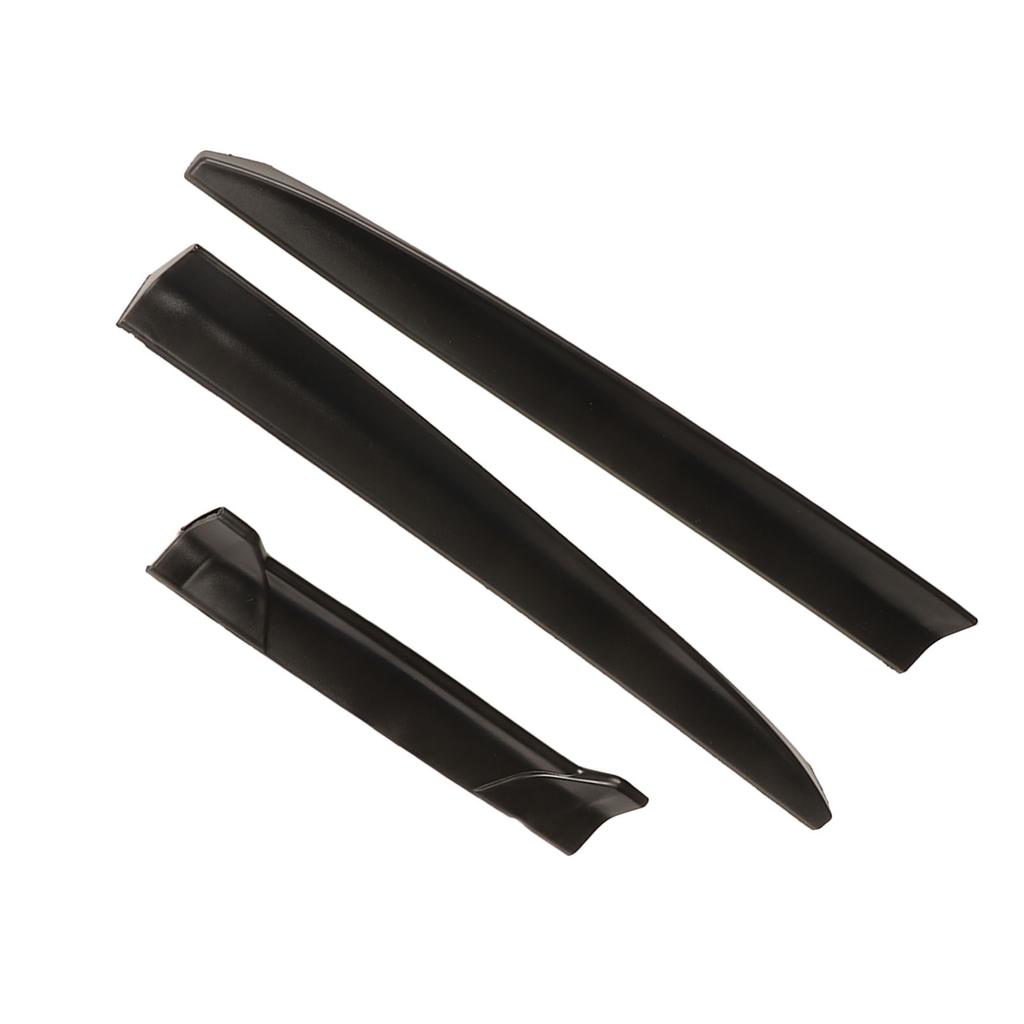 3PCS Car Universal Spoiler Thermal Stability Strong Grip Lightweight Rear Trunk and Window Roof Spoiler for Vehicle