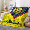 1PC Club America Patterned Flannel Blanket Suitable For All Seasons for Home Decor Warmth and Comfort Gifts Holiday Present