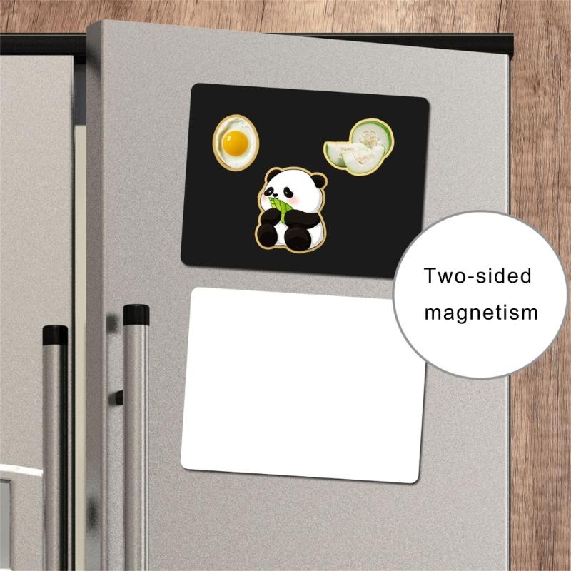 Rubber Magnetic Sheets and Clear Cutting Die Storage Bag Set for Scrapbooking Card Making Supplies Includes Sticker