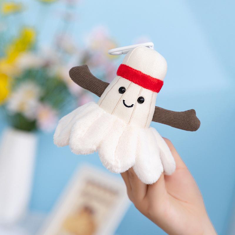 Bambola di peluche sportiva transfrontaliera: Pallacanestro, Baseball, Tennis, Badminton, Piccolo Ciondolo Regalo