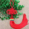 2pcs/pack Chinese Knot for Car Home Door Hanging Decoration Tassels Ornament Yellow Red Color