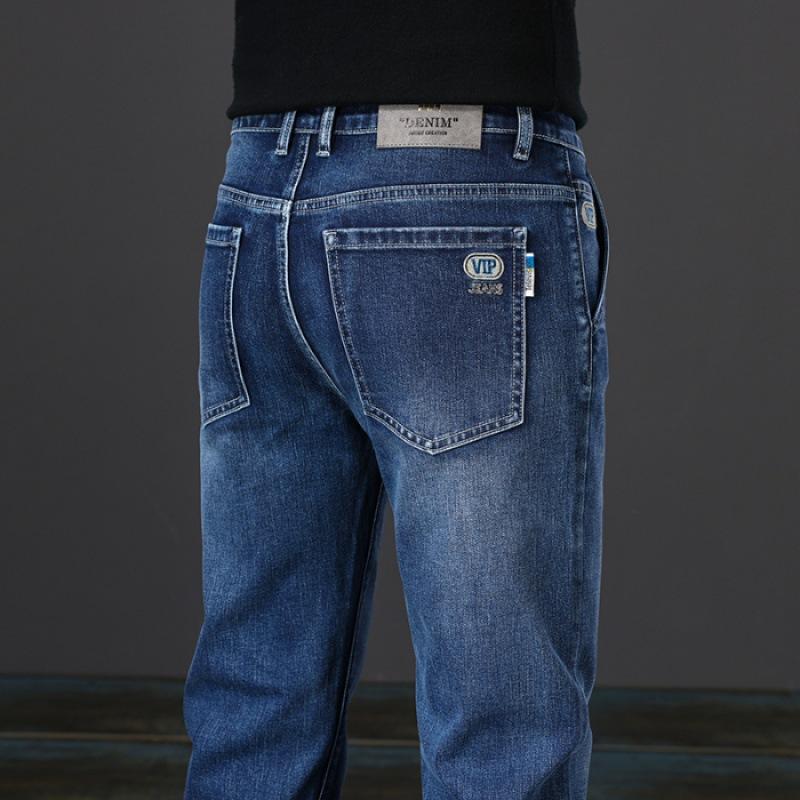 JYL Эластичные джинсы мужские весна и осень прямые деловые брюки новинка универсальные повседневные. 31