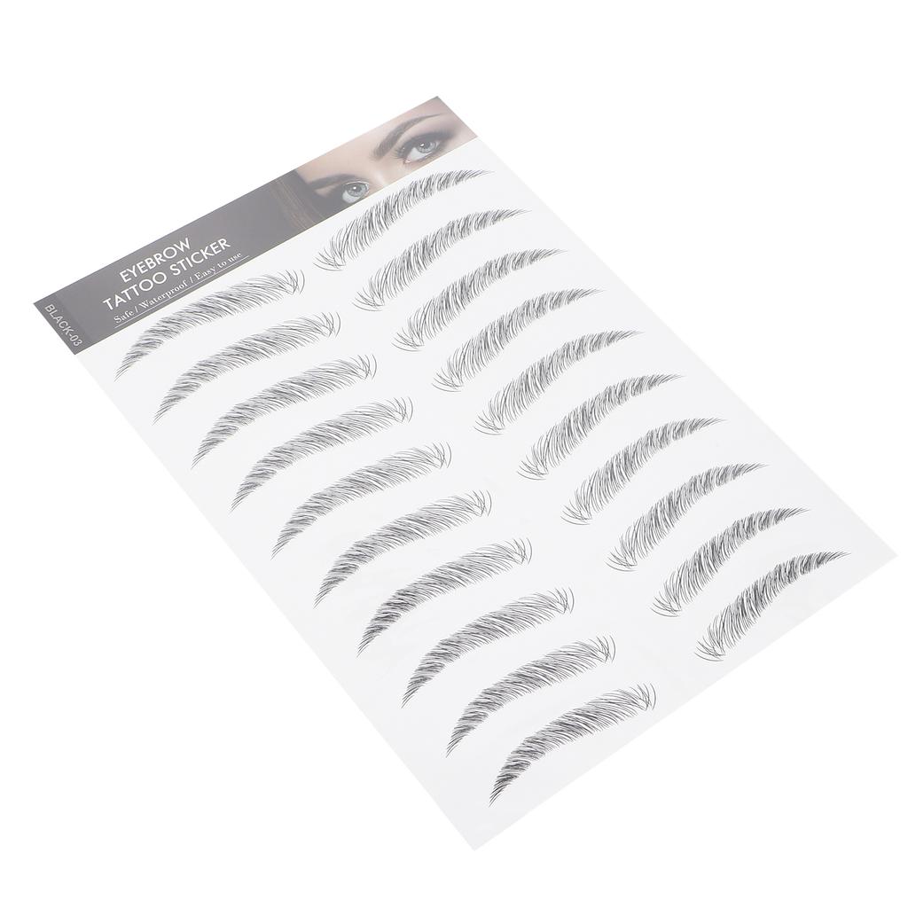 Long Lasting Eyebrow Transfers Sticker Household Portable Women Eyebrow Tattoo Sticker