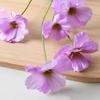 Artificial Butterfly Orchid Flower 6 Heads Blooms Faux Silk Flower Branch with Stem for Wedding Home Office Party Hotel Decoration