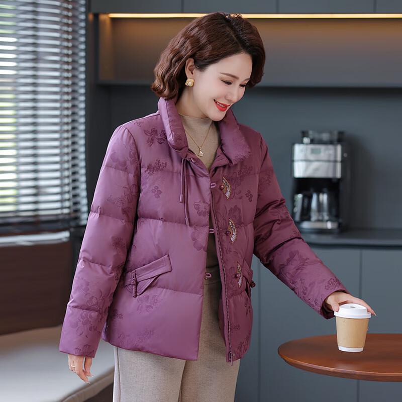 XueZhongFei Women's Loose Fit Short Down Jacket