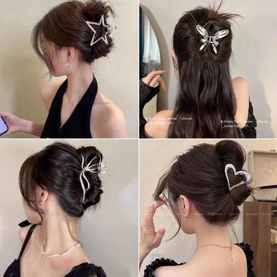Stijlvolle Metalen Haarklem: Elegante High-End Haaraccessoire voor Vrouwen