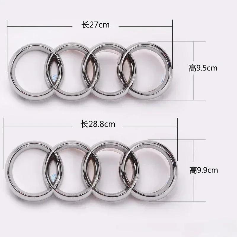 Pro horké 273/285mm LED Přední mřížka vozu Dynamický proužek Znak Zadní znak na kufru Samolepka A6 A3 A4 A6L A5 A7 Q3 Q5 Q7 Q8