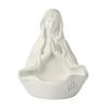 Virgin Mary Statue Rosary Holder Our Lady Rosary Bowl Resin Figurine Sculpture Home Office Bookshelf Desktop Decoration Ornament