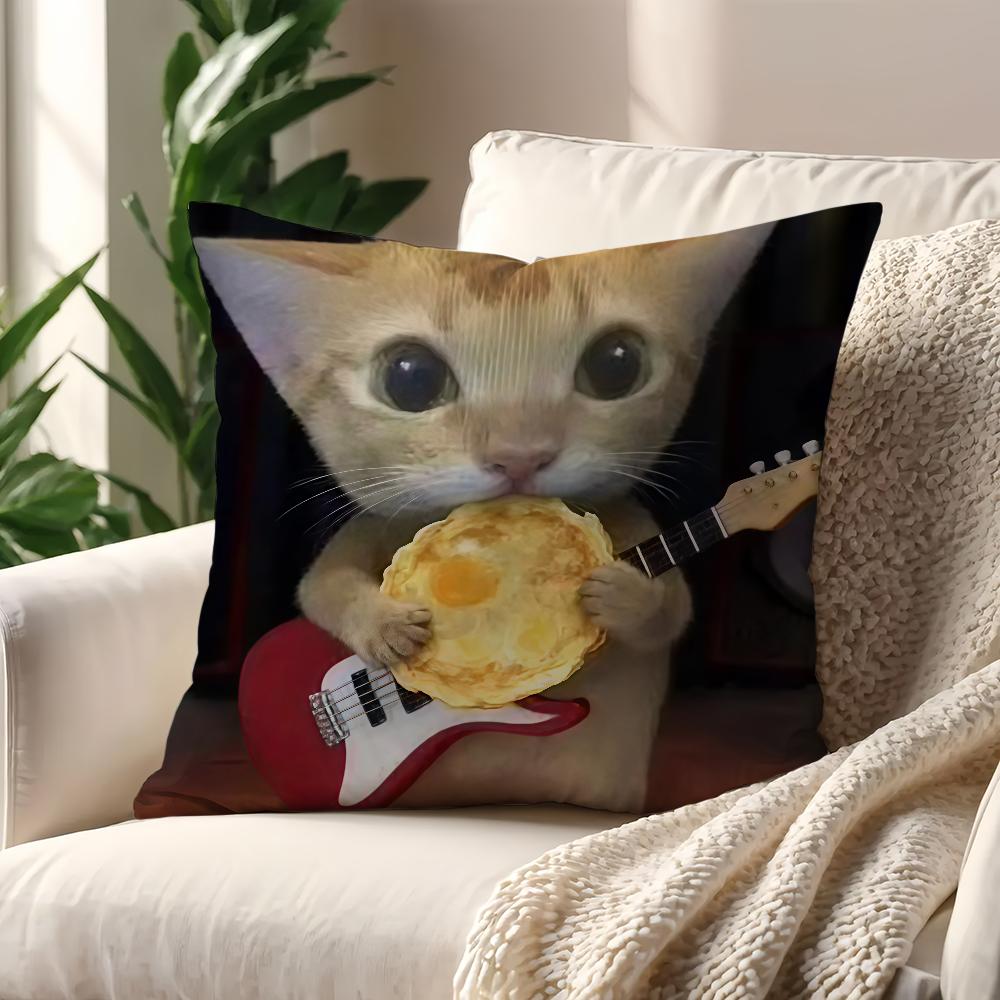 Funny Abstract Cat Cushion Cover Pillow Cover Decoration Room Home Sofa Living Office Car Nordic Simplicity