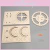 Wooden Science Experiment Kit With Mechanical Sundial For Kids Creative Stem Toy
