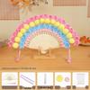 DIY Peking Opera Fan Kit: Chinese Handmade Pipe Cleaner & Creative Folding Fan for Kids
