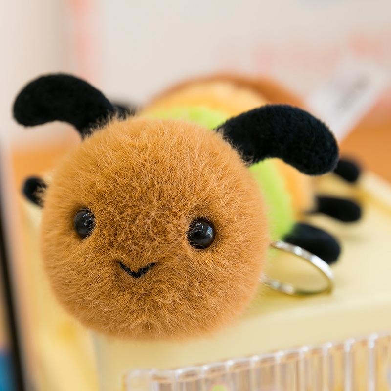 Summer Simulated Bug Series Plush Toy Doll Pendant Cicada Doll Bag Hanging Keychain