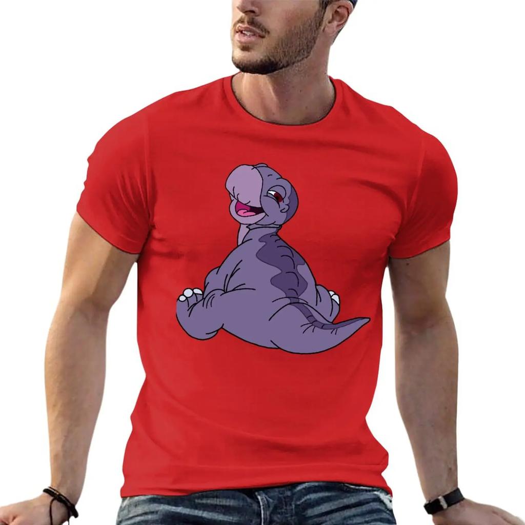 Neues Baby Littlefoot Land Before Time T-Shirt schnelltrocknendes T-Shirt Sommeroberteil Herren weiße T-Shirts