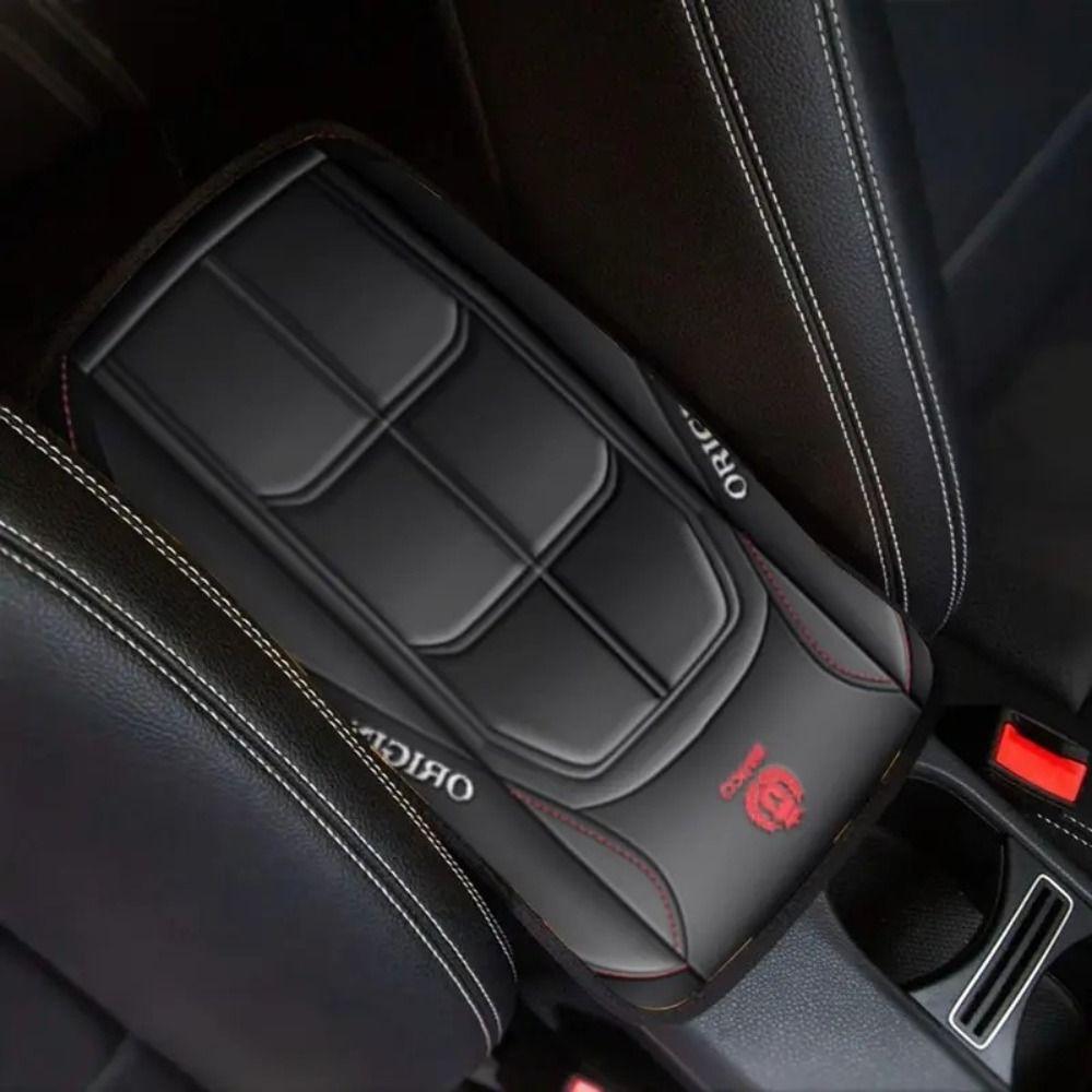 New Polyester Armrest Box Cushion Dirt-resistant Comfortable Center Console Cover Abrasion Car Armrest Cushion Universal