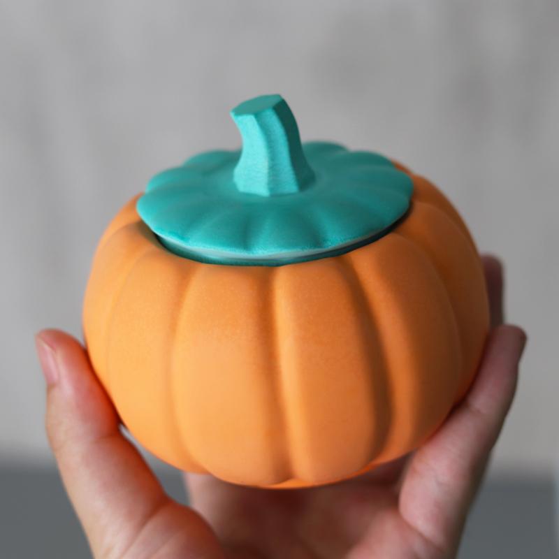 DIY Creativity Storage Box: Silicone Mold for Witch Pumpkin Candle Jars, Craft Gifts, Plaster, Epoxy Resin Casting