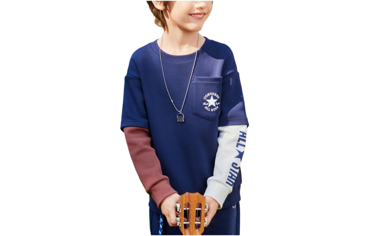 Converse Kids Sweatshirts Crew Neck Moderate CV2412191GS 160/80