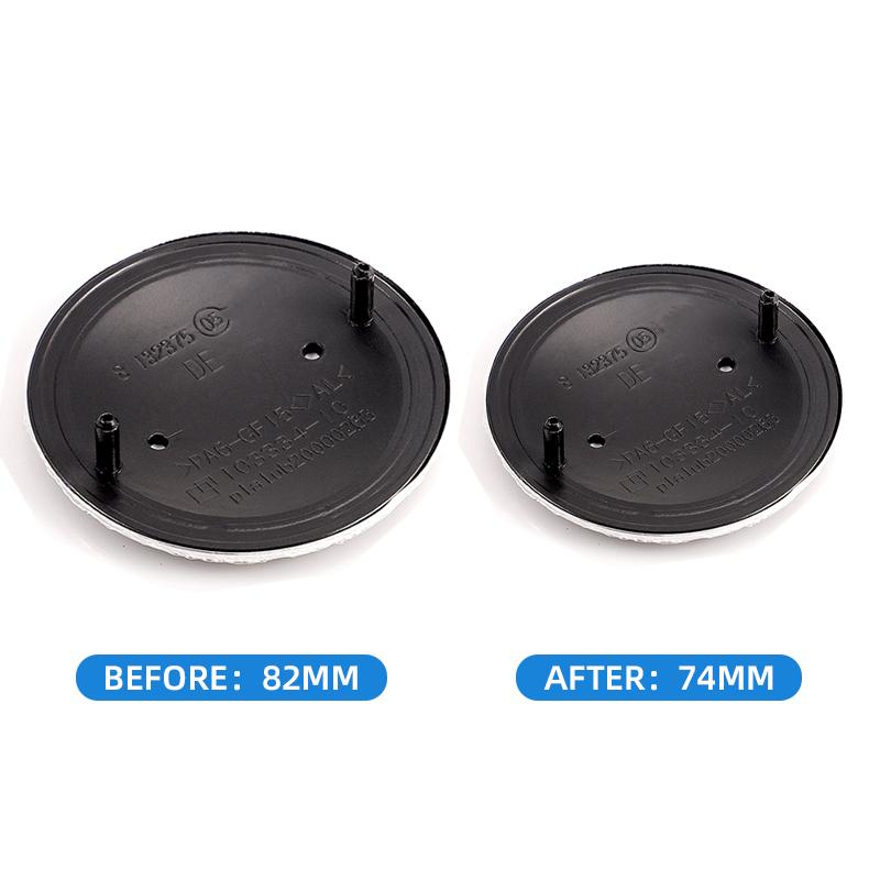 For BMW E39 E46 E90 E91 F30 F31 G20 E39 E60 E61 F10 F11 G30 G31 G60 F01 Valve 45/74/82mm Car Front Hood Emblem Rear Trunk Badge SU5