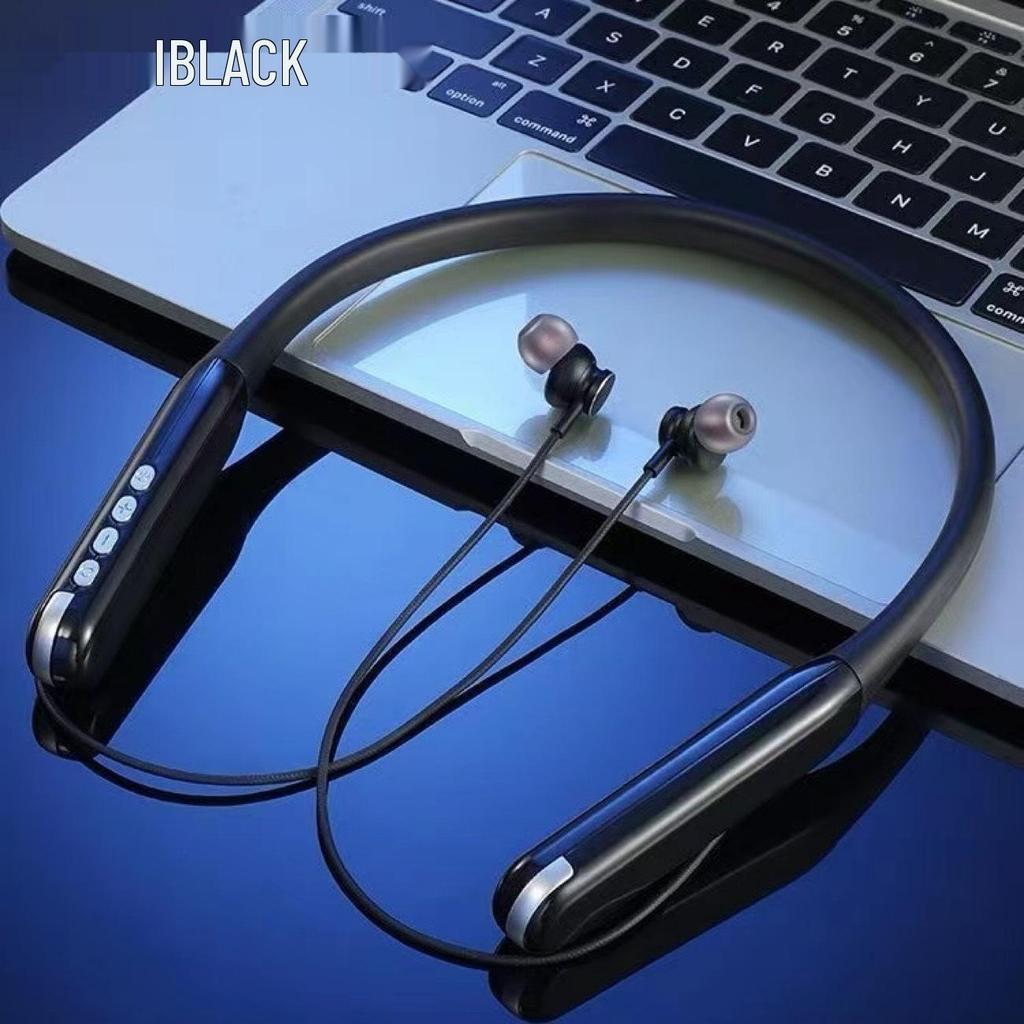 Bluetooth 2025 Neckband Earphones: Wireless, High Sound Quality, Long Battery Life, Perfect for Sports.