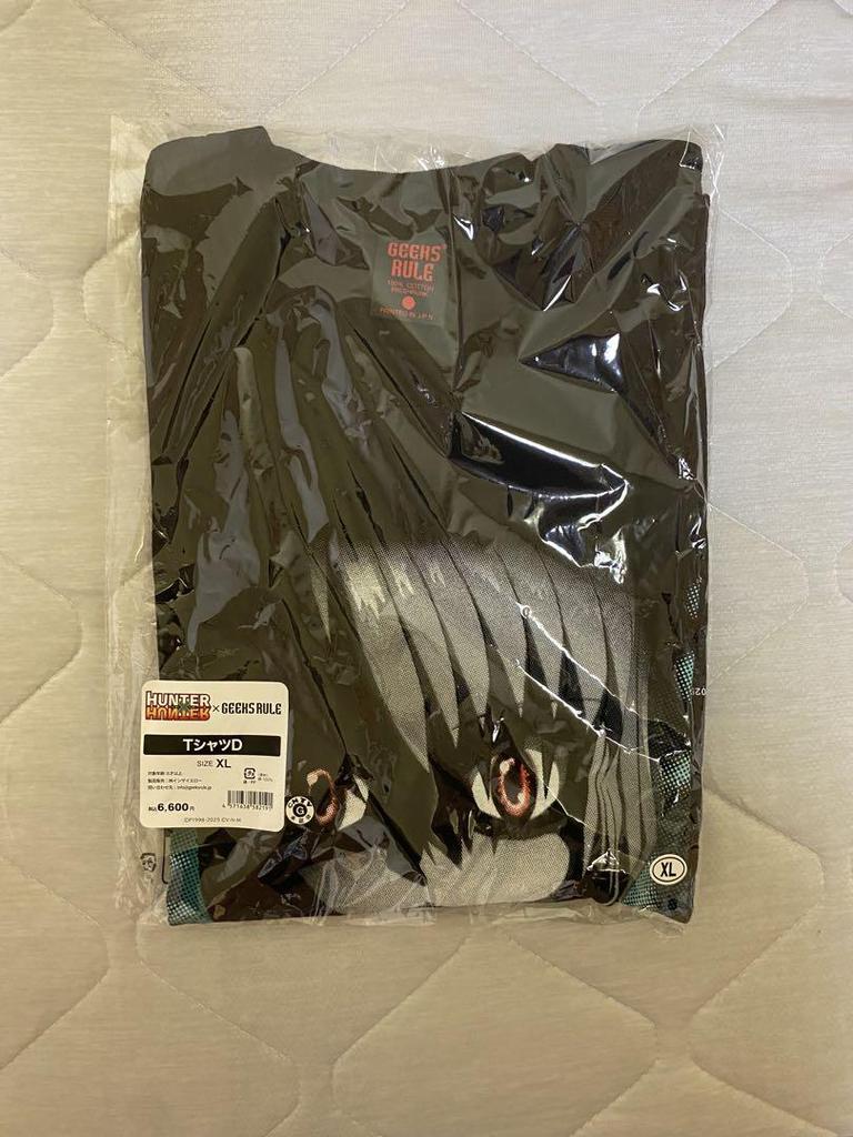 [USED] Authentic HUNTER×HUNTER GEEKSRULE Kurapika T-shirt, XL
