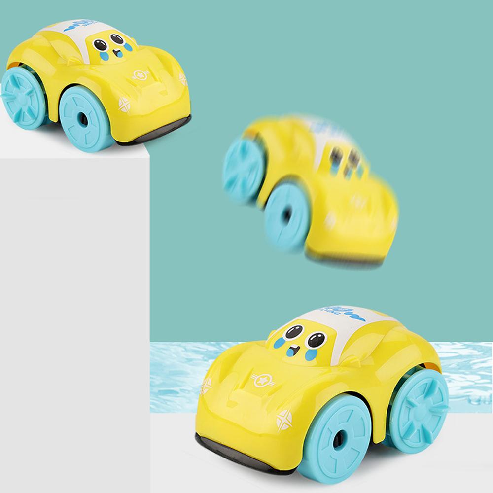 Baby Bath Toys Children Bathing Cute Swimming Duck Water Playing Toys Clockwork Car Cartoon Vehicle Baby Bath Toy for Kids Gift