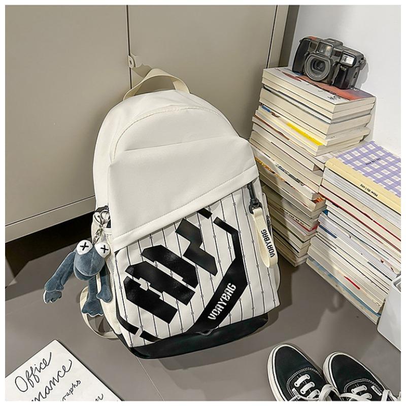 New high-value retro trendy cool niche design backpack couple lightweight large-capacity backpack
