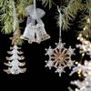 Christmas Pendant Acrylic Decorations Assorted Decorative Shapes Contemporary Style Lightweight Acrylic Material