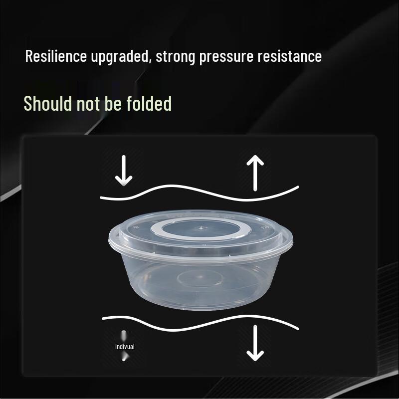 Yishengtong Disposable Round Meal Prep Containers