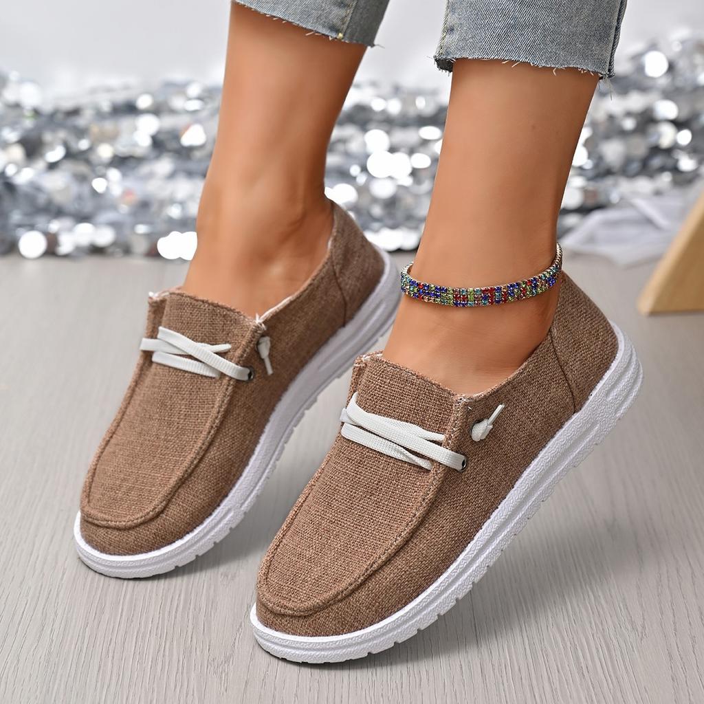 Pohodlné dámské ležérní boty Lehké dámské plátěné boty pro muže ženy Nazouvací Módní ploché mokasíny Boty Zapatos De Mujer