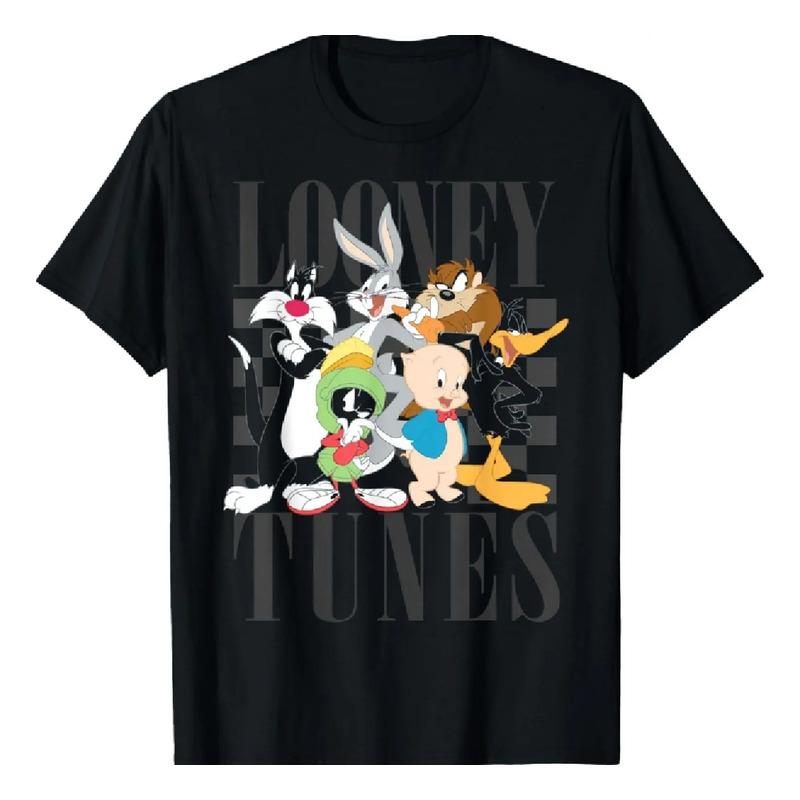 Camiseta Con Foto Grupal Estilo De Los A?os 90 De Looney Tun S