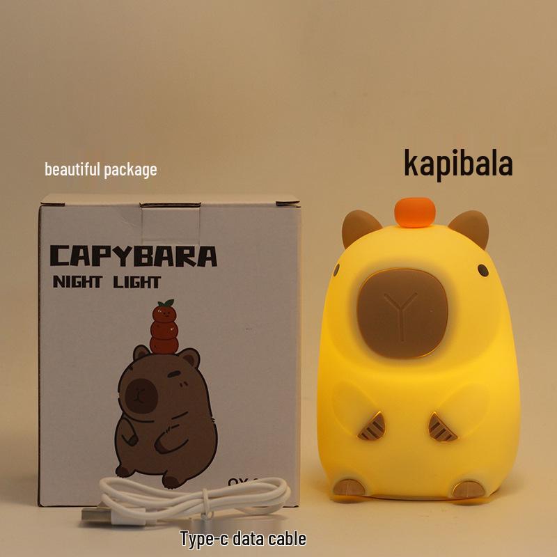 Doudou Duck Silicone Night Light - Baby Sleep Aid & Eye Protection Lamp