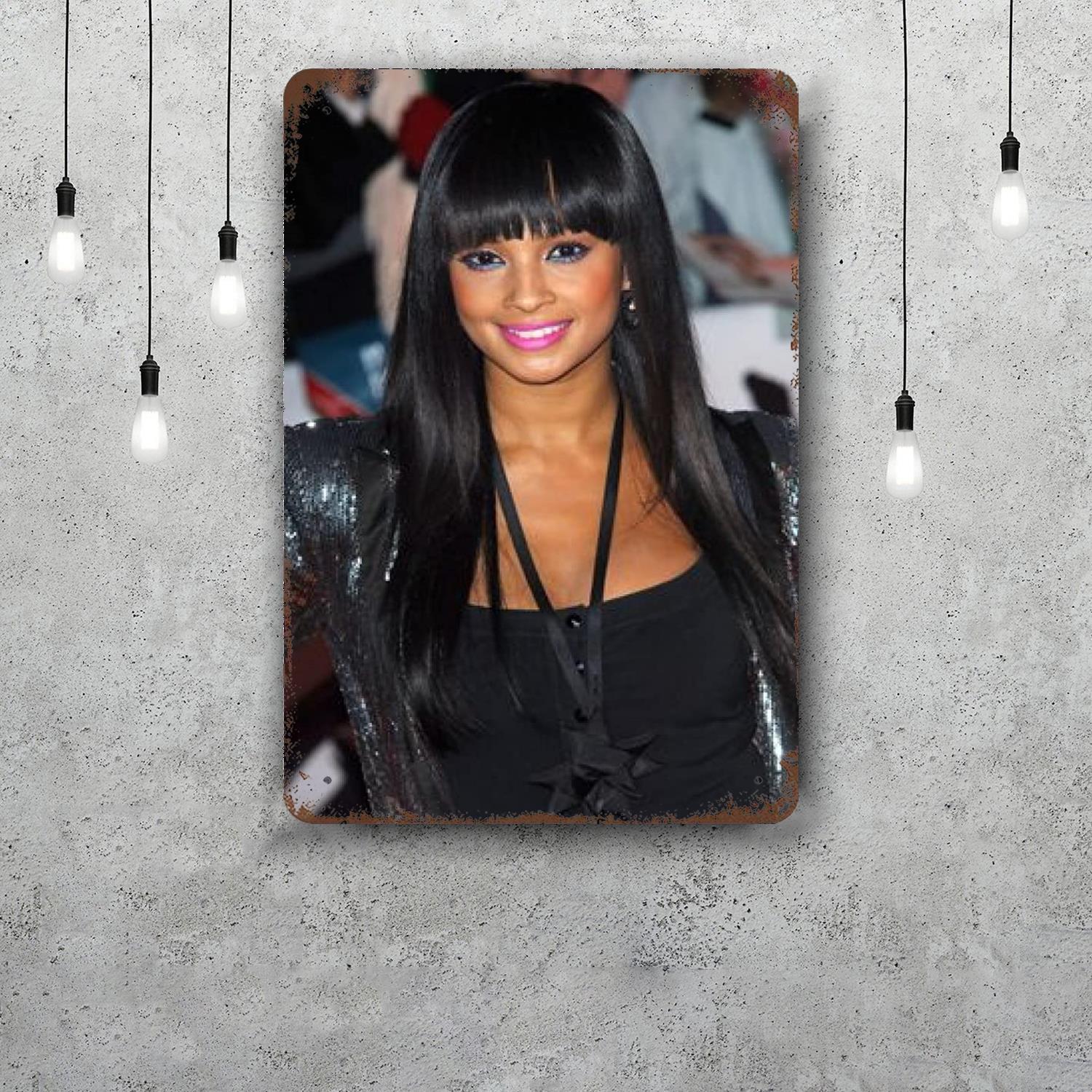 

Alesha Dixon Metal Signs wall decor Vintage Tin Signs Captain Metal Poster Decor for Bar Pub Club Wall Decoration 20x30cm（7.8x11.8inch）