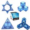 Fidget Cube Antystresowa Kostka Magnetyczna Niebieska Puzzle Magic Cube