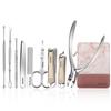 New Arrivals Manicure Set Pedicure Sets Nail Clipper Stainless Steel Professional Nail Cutter Tools with Travel Case Kit