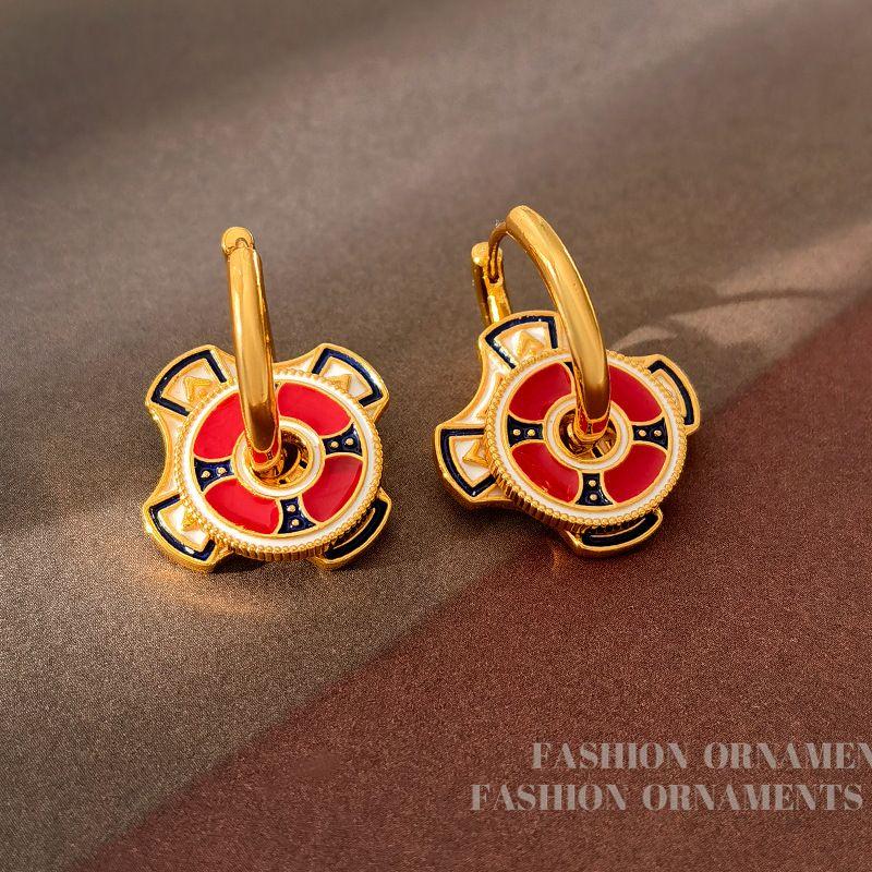 Welfare Fancy Accessible Luxury Spring/Summer New Arrival Earrings Necklace Fashion Elegant Vintage Earrings Trendy Niche Accessories