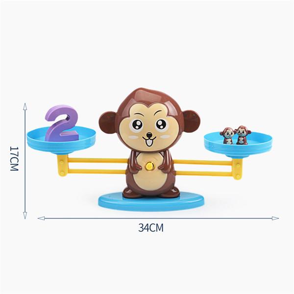 Children Monkey Dog Balance Cool Math Game Fun Learning Educational Toy Gift for Kids Boy 