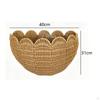 Woven Basket with Rim Boho Wall Versatile for Nursery