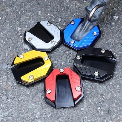 Electric Vehicle Side Brace Aluminum Alloy Side Kick Block Enlarged  for Motorcycle Single Support Pad Modification Spare Parts