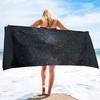 Starry Night Sky Beach Towel,Microfiber Super Absorbent Beach Towel, Soft and Comfortable Bathroom Towel Sand Free Beach Towel