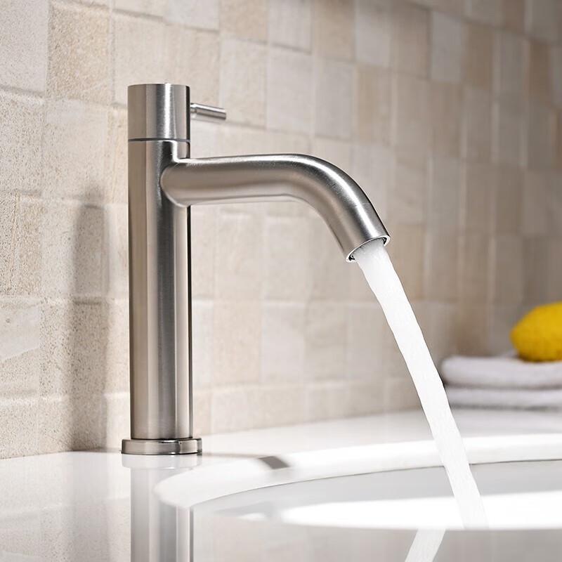 304 Stainless Steel Single Cold Basin Faucet